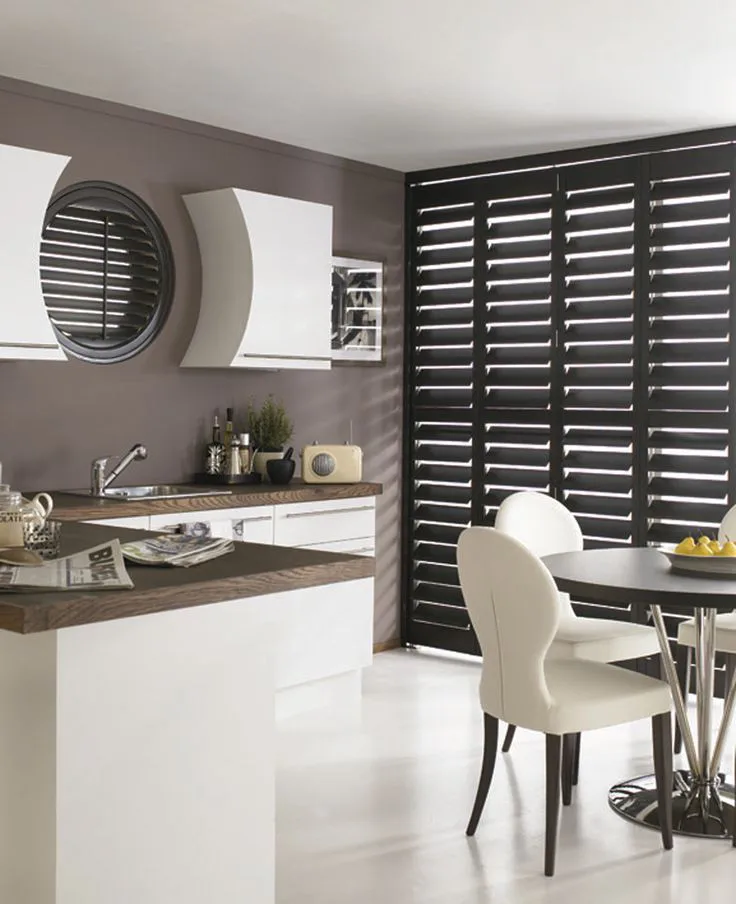 Faux Wood Kitchen Blinds