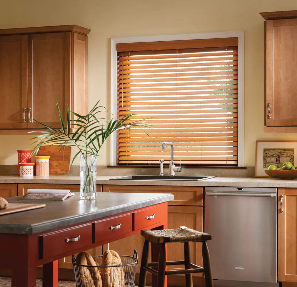 Modern kitchen blackout blinds