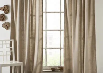 Window Linen Curtains