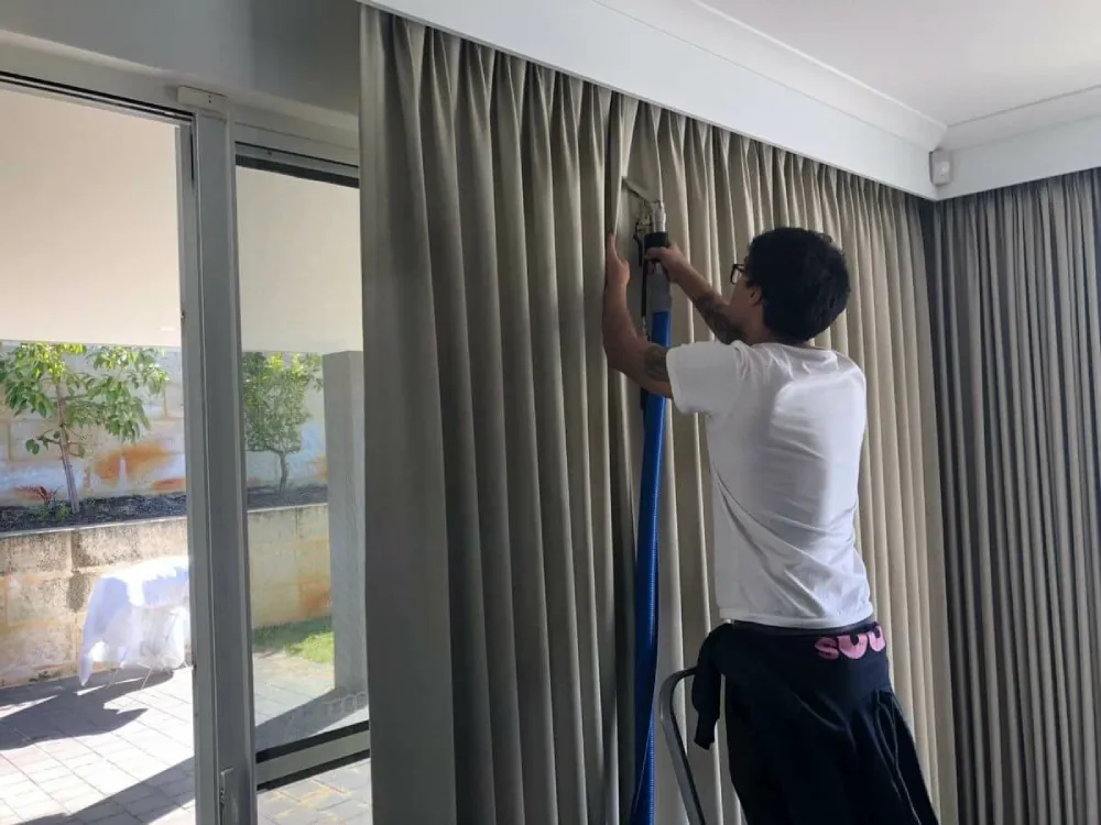 Curtain installation