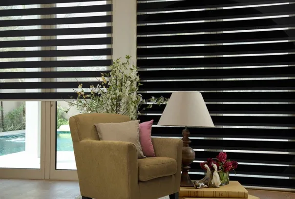 Duplex motorized Blinds