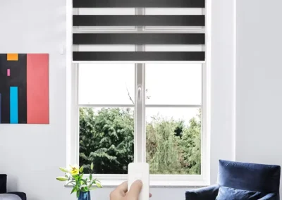 Motorized zebra Blinds