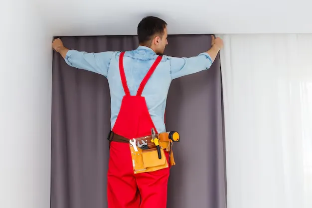 best curtain install