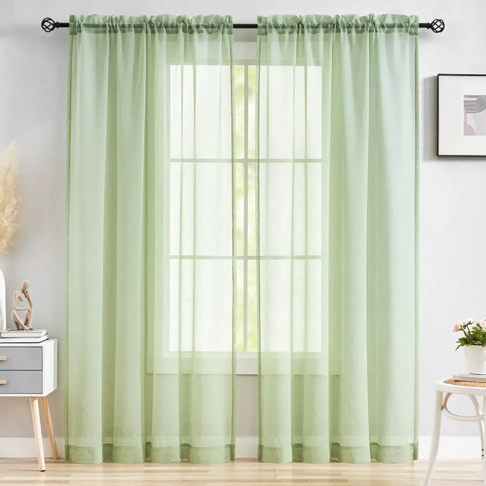 living room sheer curtains