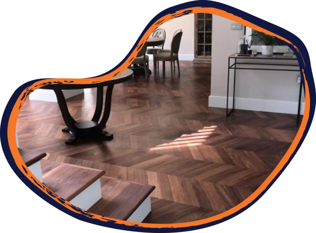 Walnut parquet Flooring